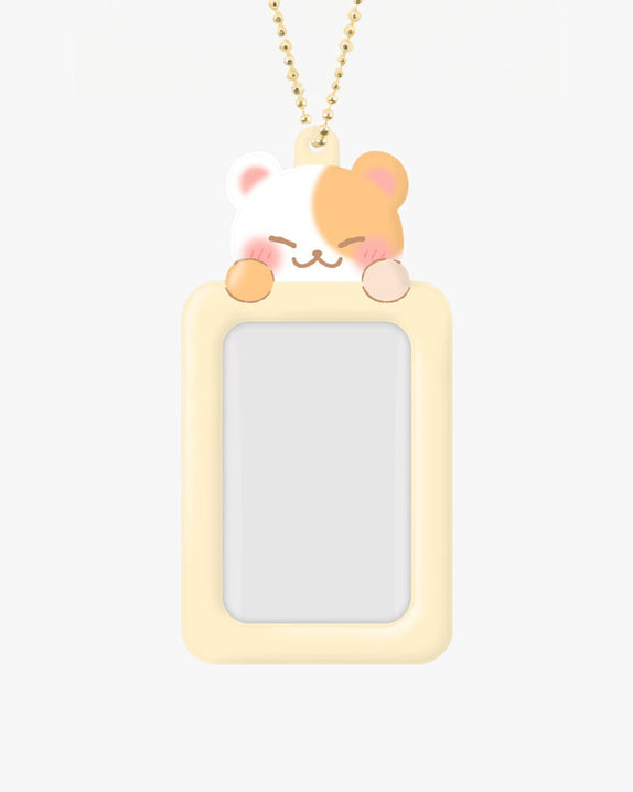 DUCKY WORLD Hamzzi Hamster Photocard Holder Keyring