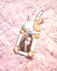 DUCKY WORLD Malang Spot Yellow Rabbit Photocard Holder Keyring