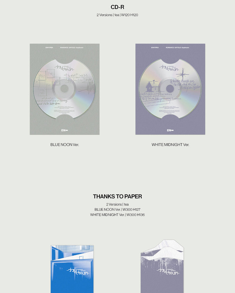 ENHYPEN - 2ND ALBUM Repackage [ROMANCE : UNTOLD –daydream-] (2 Versions)