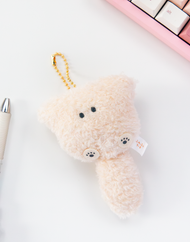 Fluffy Tail Plush Keychain