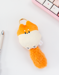 Fluffy Tail Plush Keychain