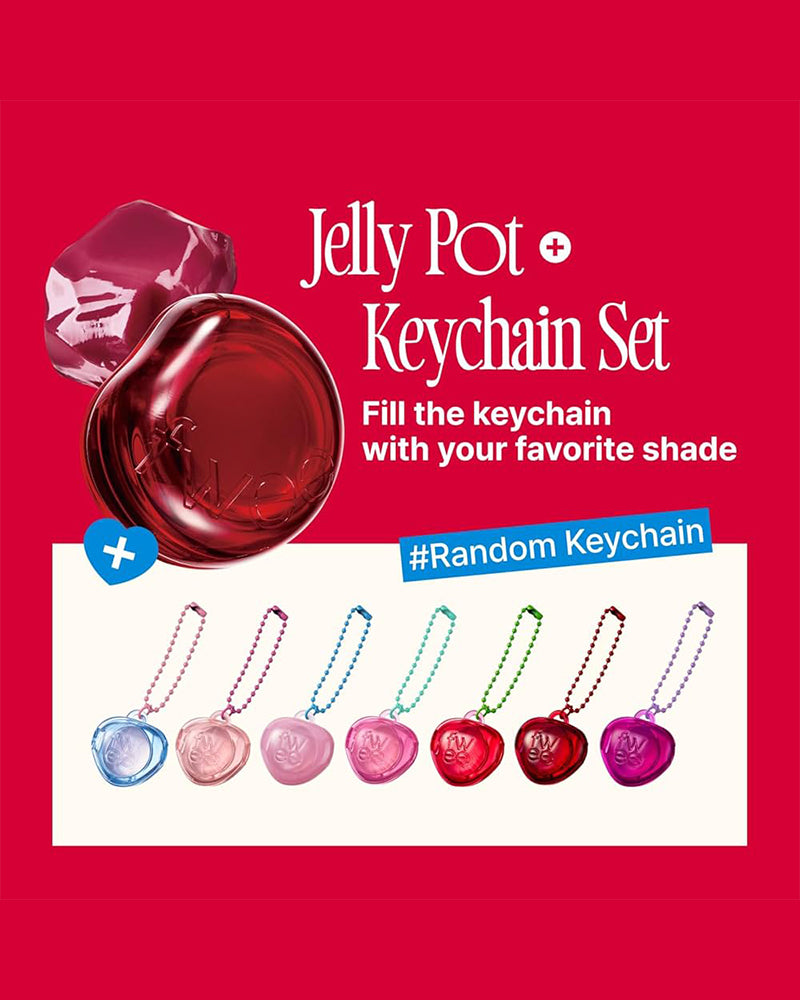 Ensemble de porte-clés Glowy Jelly Pot de Fwee
