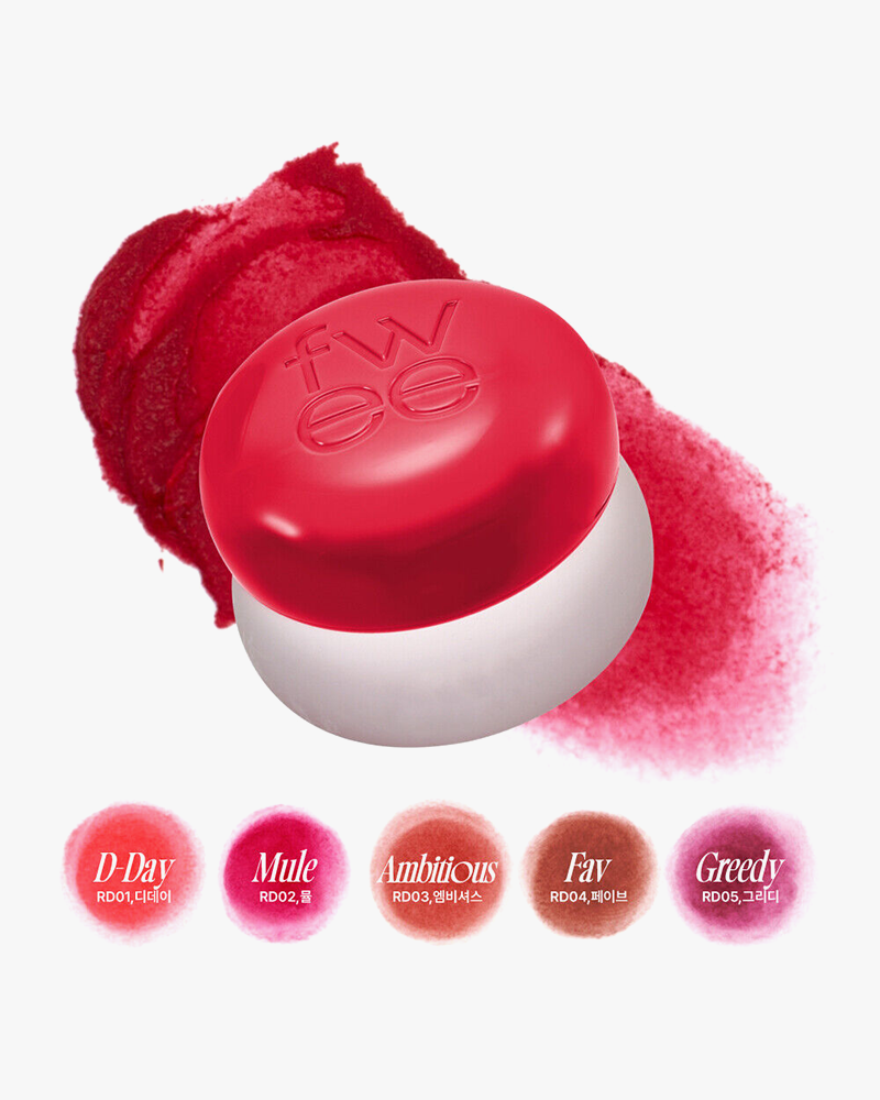 fwee Lip & Cheek Blurry Pudding Pot: Reddish Moment