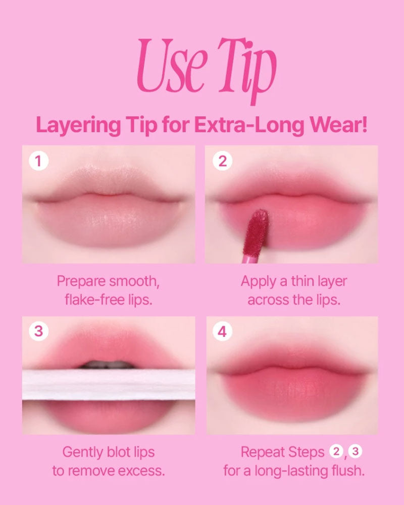 fwee Pink Obsession Stay-Fit Lip Tint