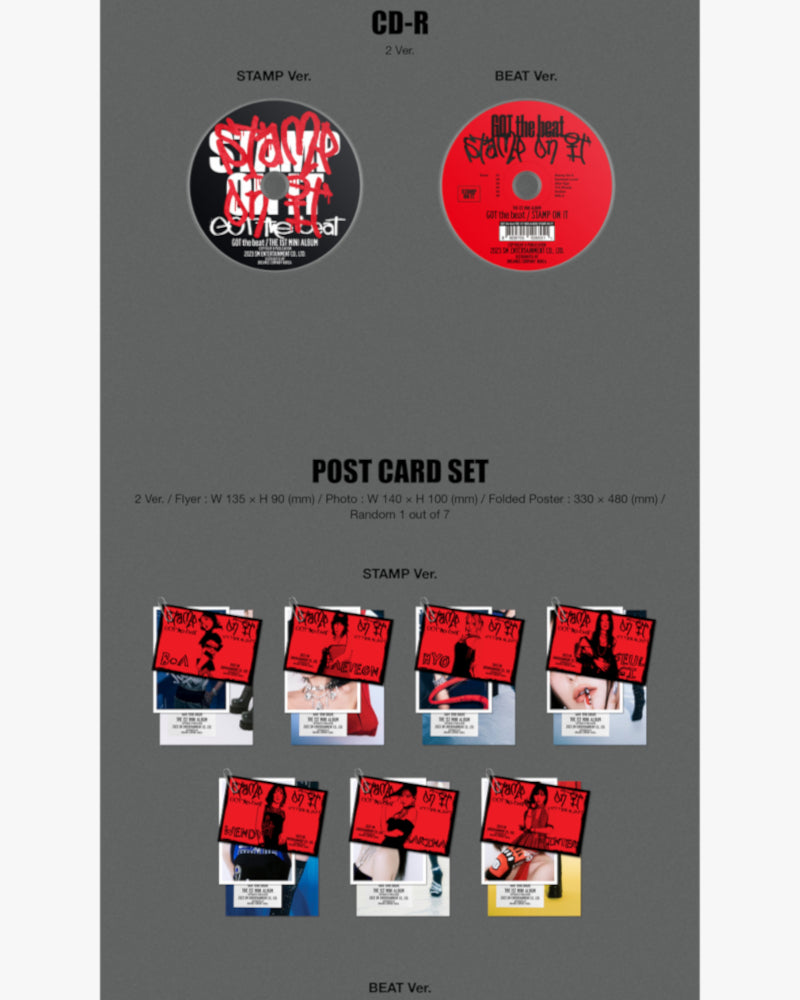 GOT the beat - 1st Mini Album [Stamp On It] (2 Versions)