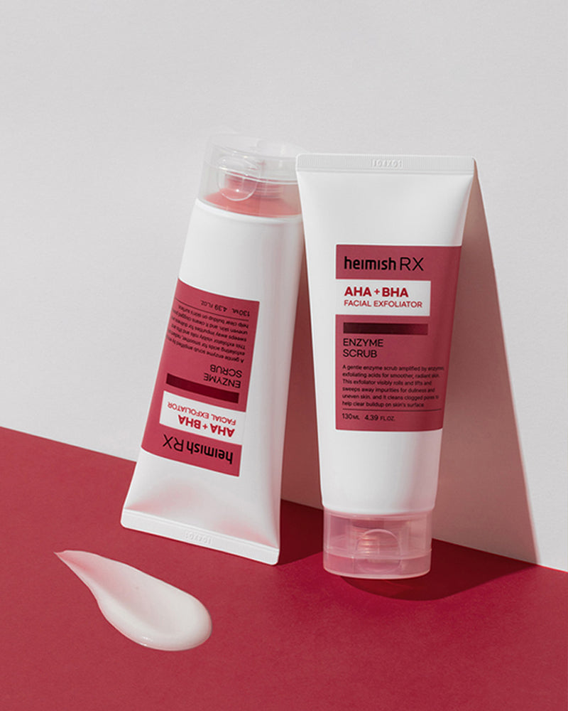 heimish RX AHA + BHA Facial Exfoliator Enzyme Scrub