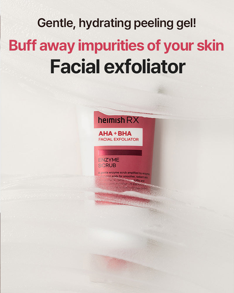 heimish RX AHA + BHA Facial Exfoliator Enzyme Scrub