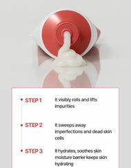 heimish RX AHA + BHA Facial Exfoliator Enzyme Scrub
