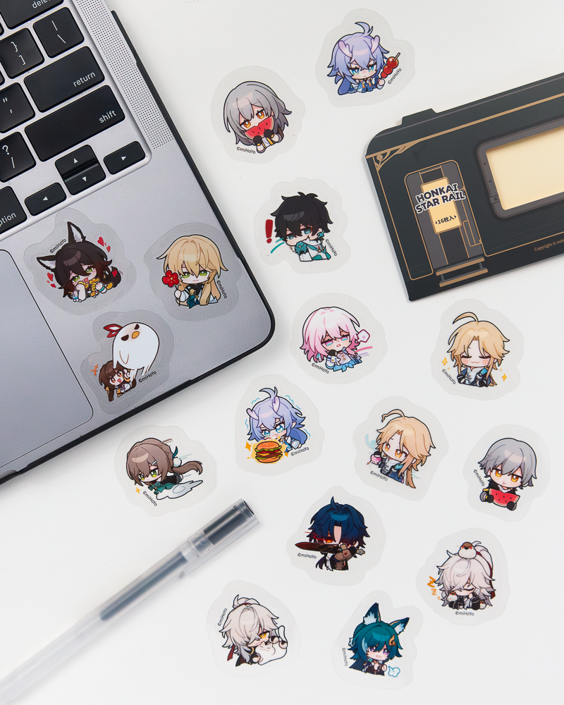 Honkai: Star Rail© Pom-Pom Gallery Series Chibi Sticker Pack