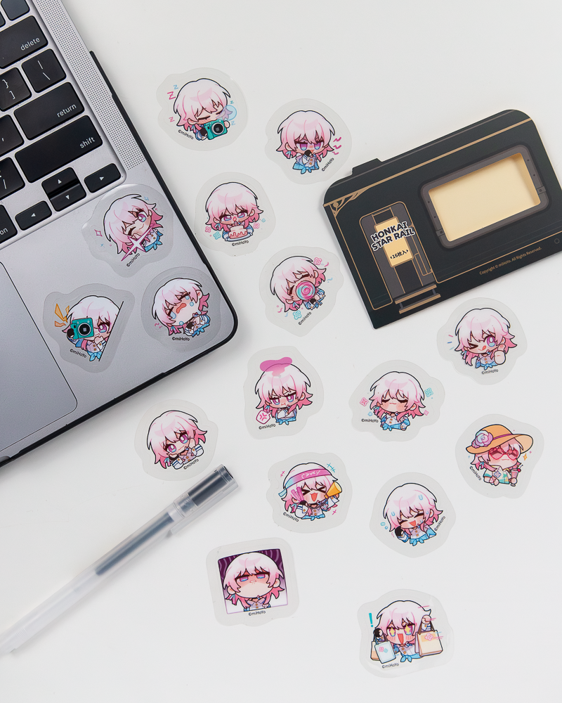 Honkai: Star Rail© Pom-Pom Gallery Series Chibi Sticker Pack