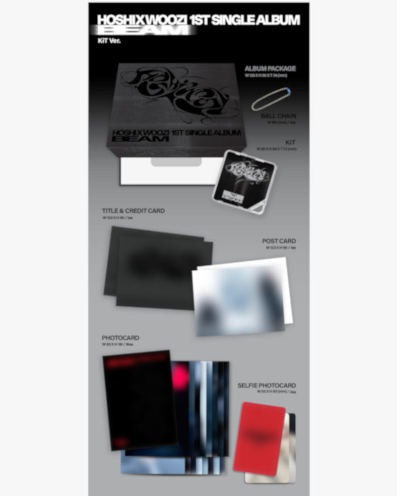 HOSHI X WOOZI - 1er Single Album 'BEAM' KiT Ver.