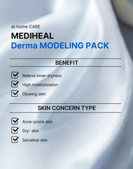 MEDIHEAL Derma Modeling Pack #Hyaluronate Moisture