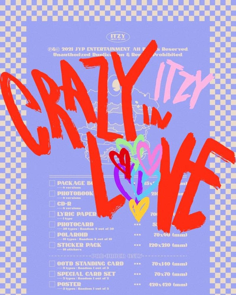 ITZY - ITZY THE 1ST ALBUM CRAZY IN LOVE