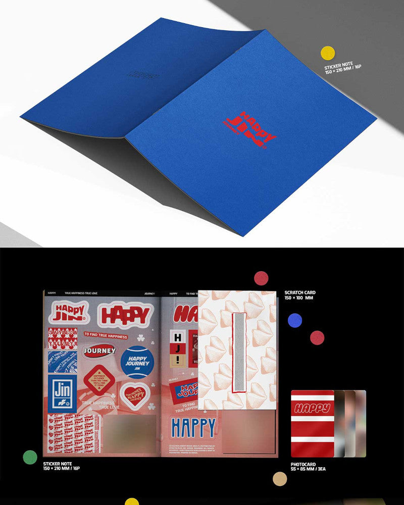 JIN (BTS) - 1st Solo Album [HAPPY] (3 Versions)