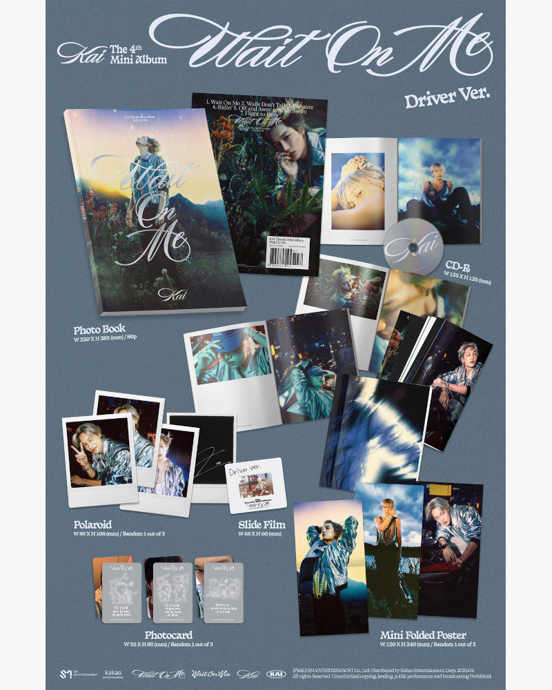KAI (EXO) - 4th mini album [Wait On Me] (Photo Book Ver.) (2 Versions)