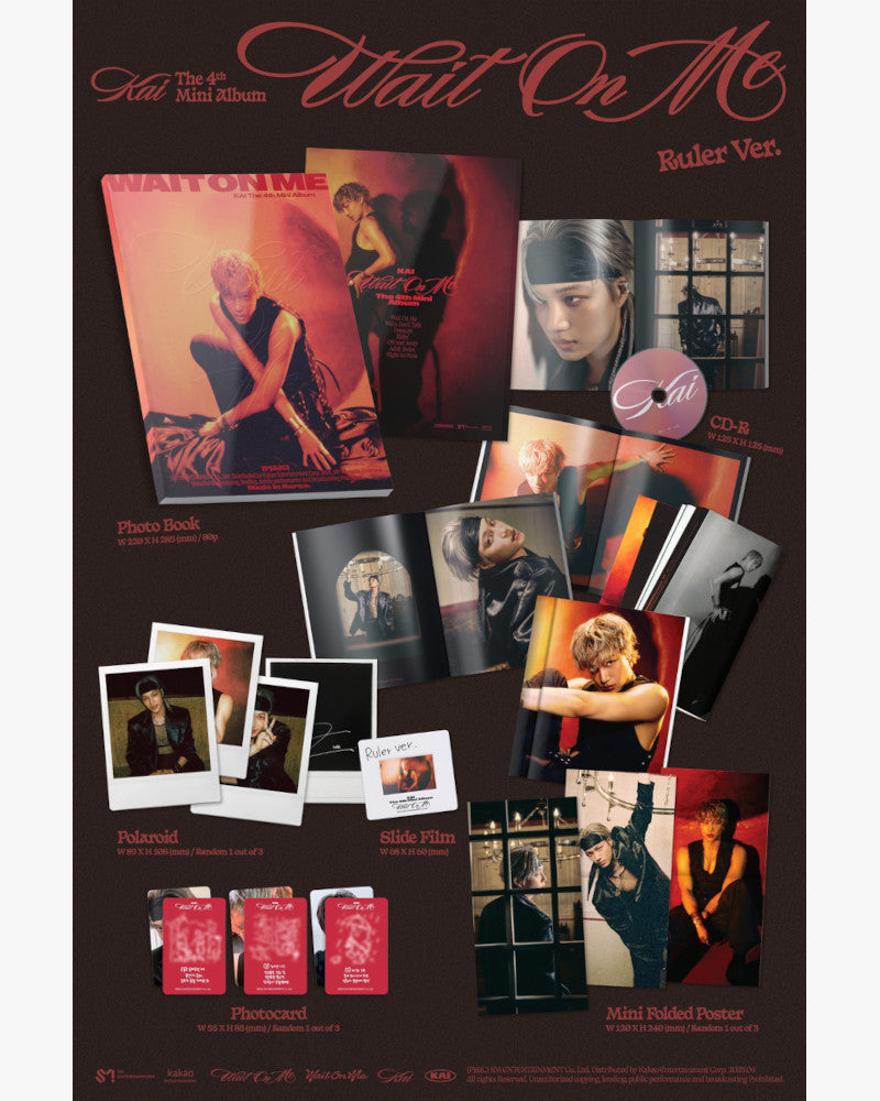 KAI (EXO) - 4th mini album [Wait On Me] (Photo Book Ver.) (2 Versions)