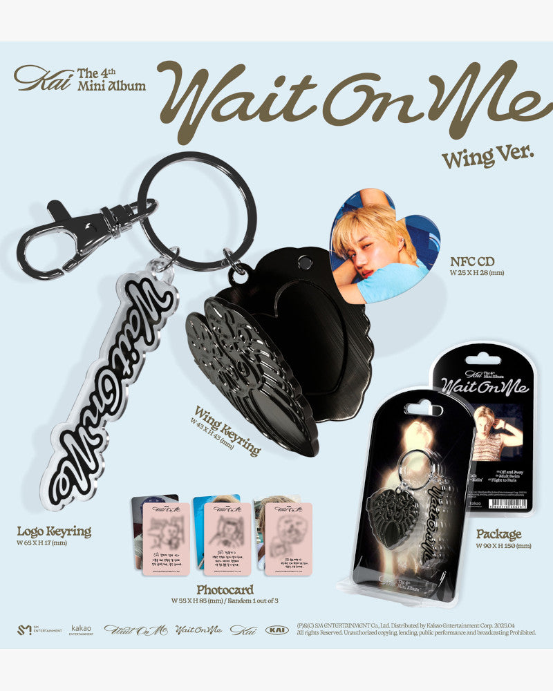 KAI (EXO) - 4th mini album [Wait On Me] (Wing Ver.)
