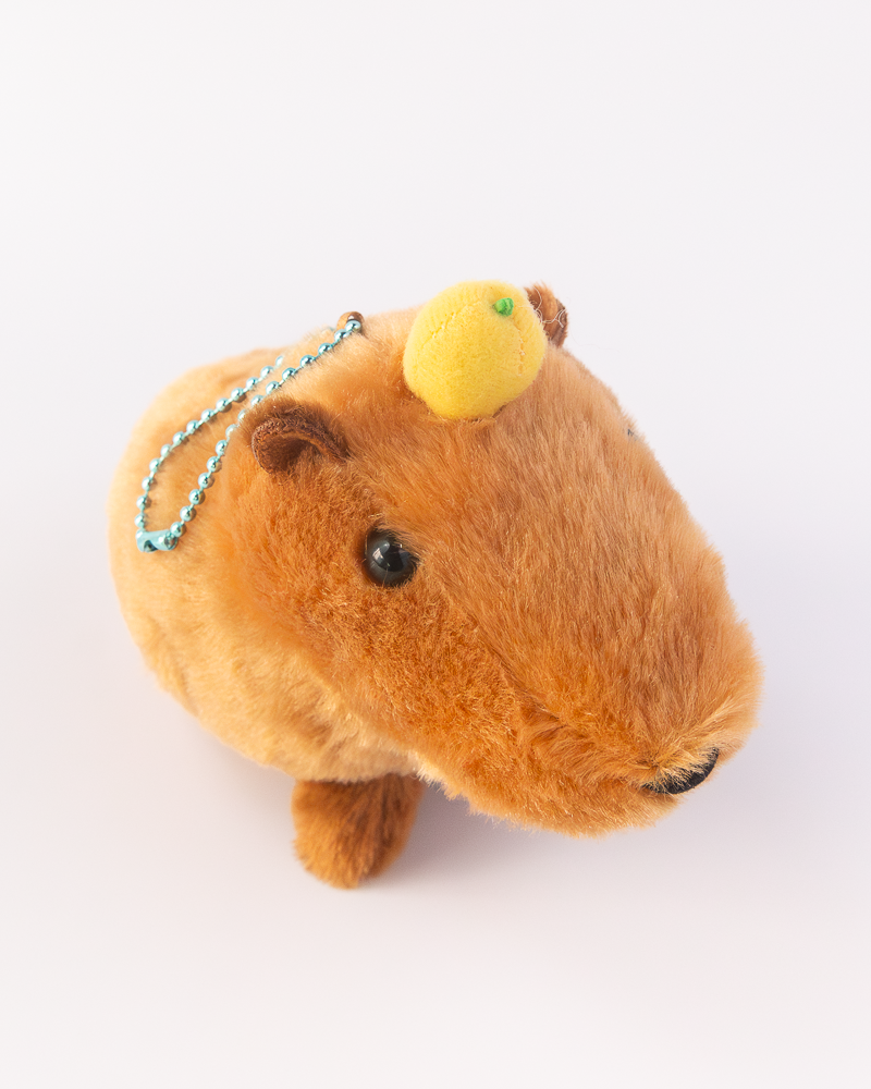 Capybara Plush Keychain