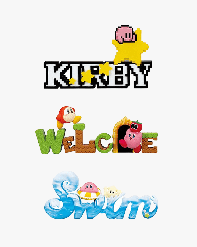 Re-Ment: Kirby & Words Alphabets Objects Style Blind Box
