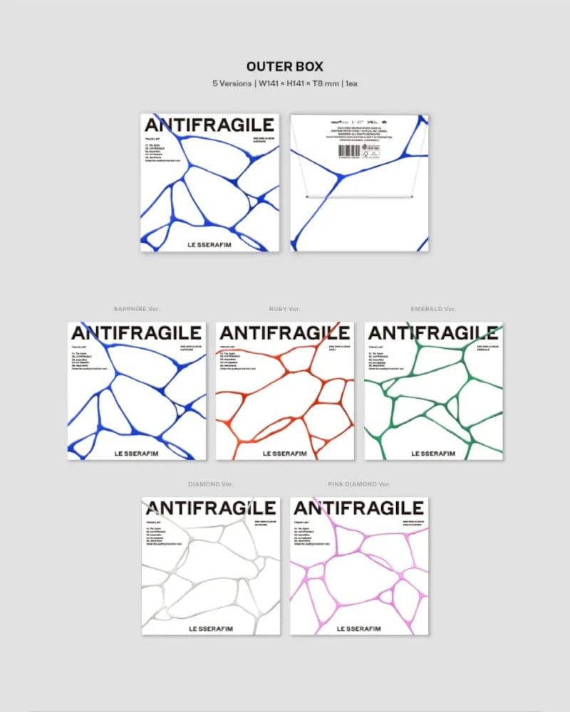 LE SSERAFIM - ANTIFRAGILE (2ND Mini Album) COMPACT VER.