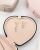 Leather Heart Shaped Jewelry Box