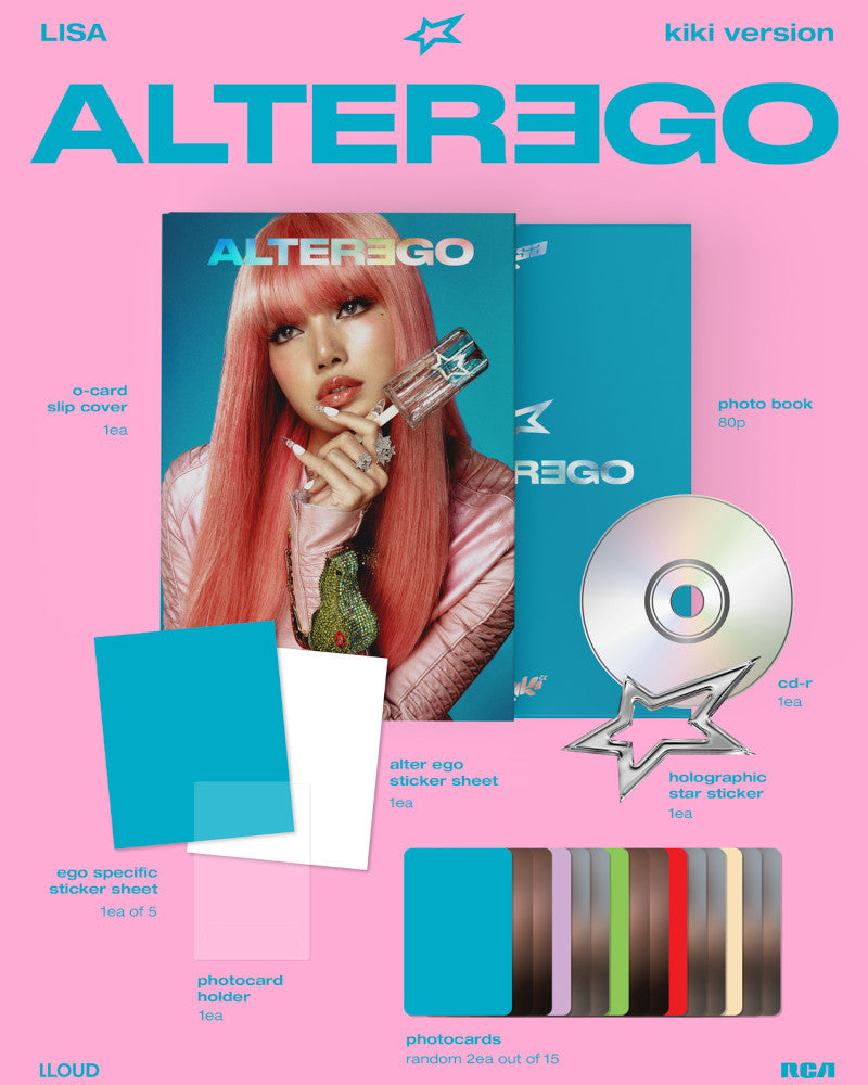 LISA (BLACKPINK) - LISA [Alter Ego –photobook kiki ver.]