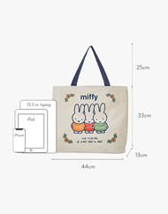 Miffy Big Tote Bag - Miffy and friends