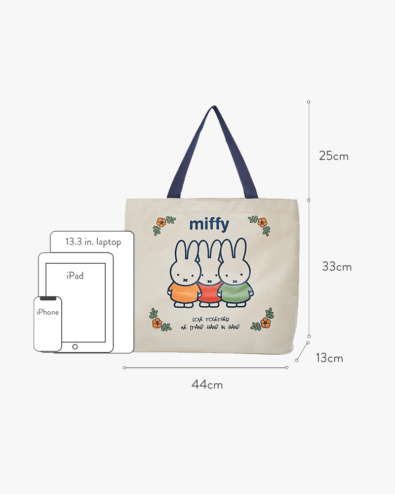 Miffy© Big Tote Bag - Miffy and friends