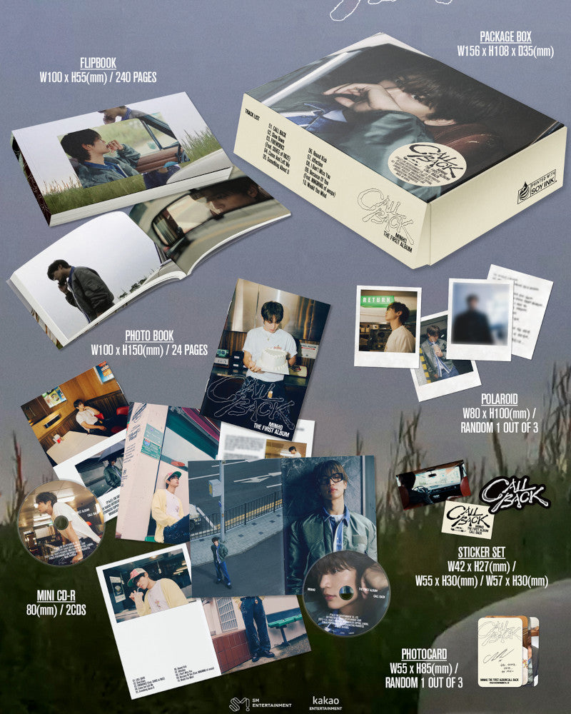 MINHO (SHINee) - 1st Full Album [CALL BACK] (Box Ver.)