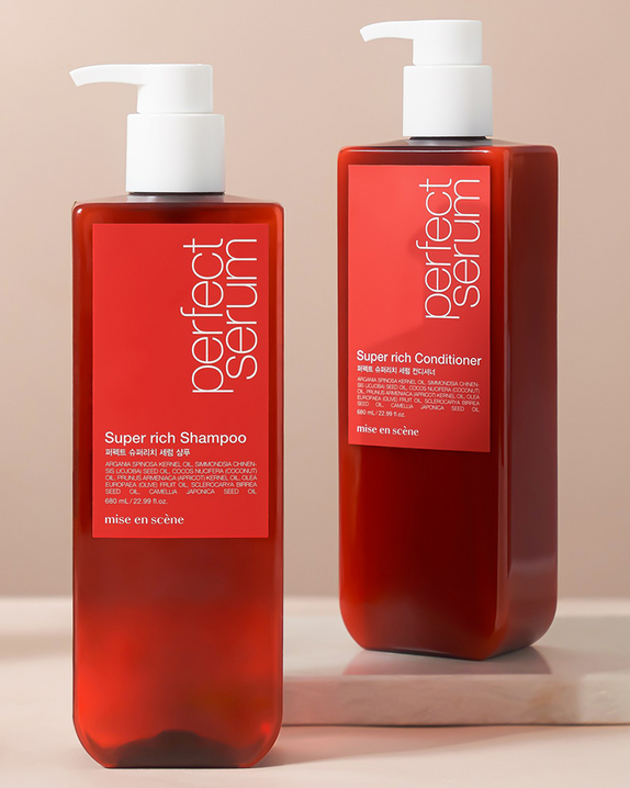 Mise en Scene Perfect Super Rich Serum Shampoo/Conditioner