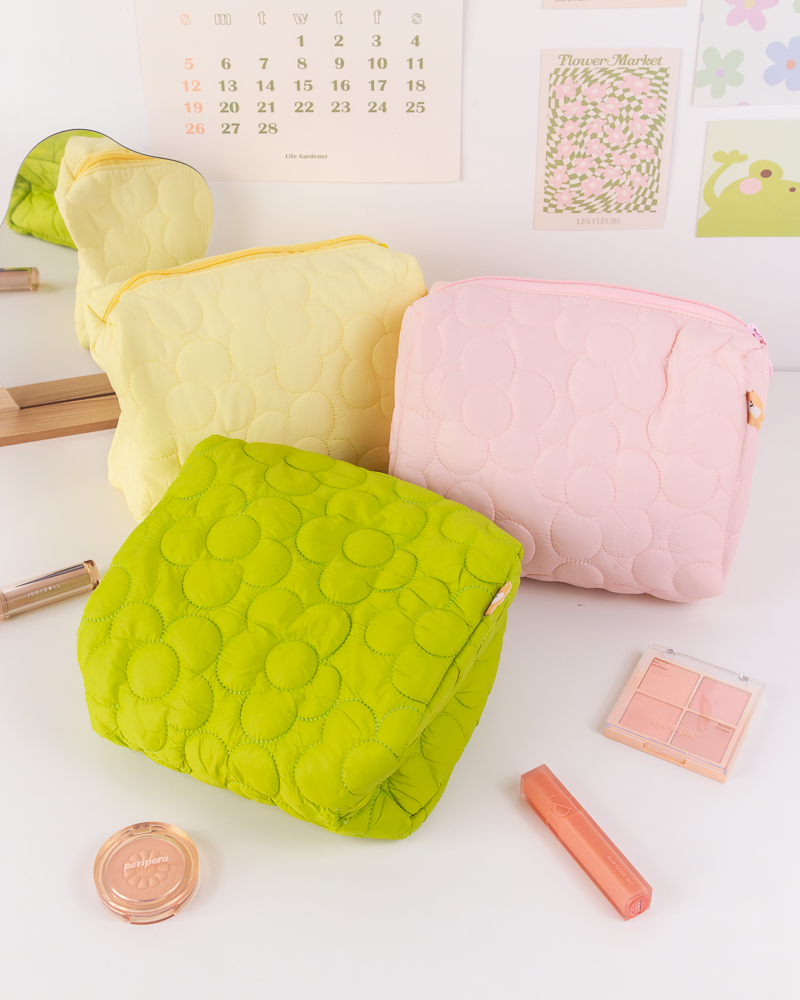 SUKOSHI miniMO Floral Makeup Bag