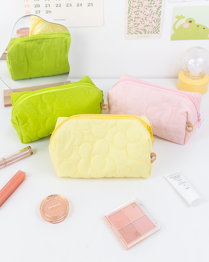 SUKOSHI miniMO Floral Makeup Bag