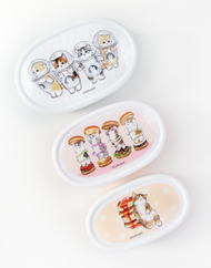 Mofusand© 3-Piece Nesting Bento Box