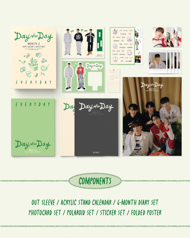 MONSTA X 2024 SEASON'S GREETINGS [Day after Day] (EVERYDAY Ver.)