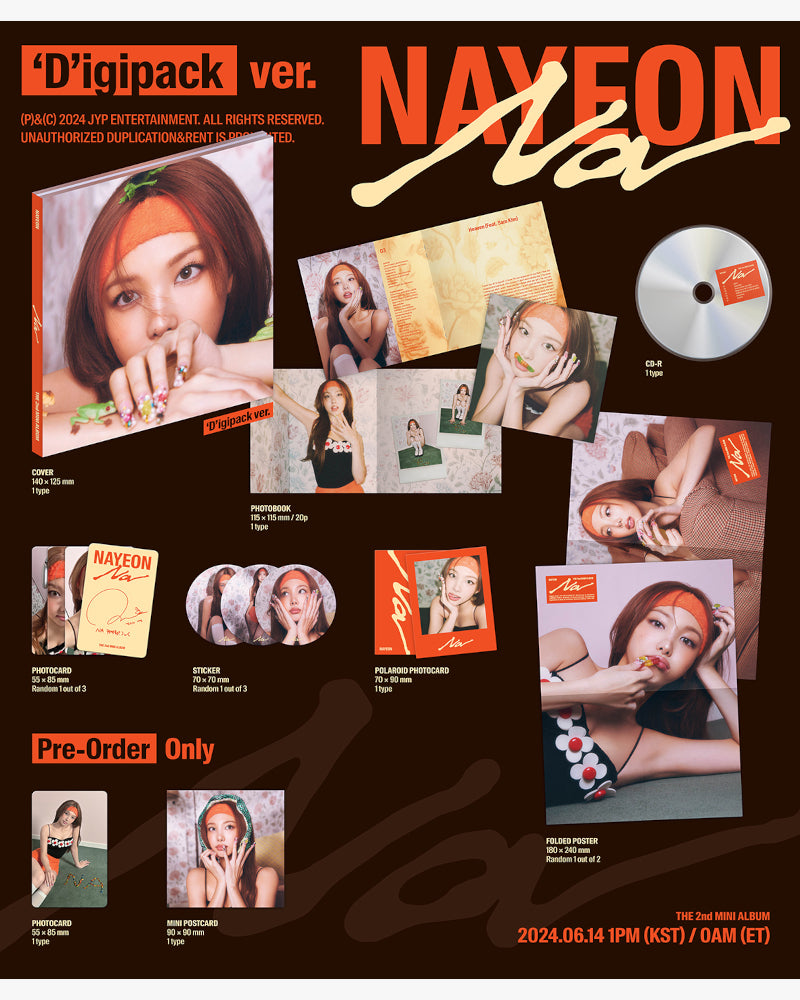 NAYEON (TWICE) - 2ND MINI ALBUM [NA] (Digipack Ver.)