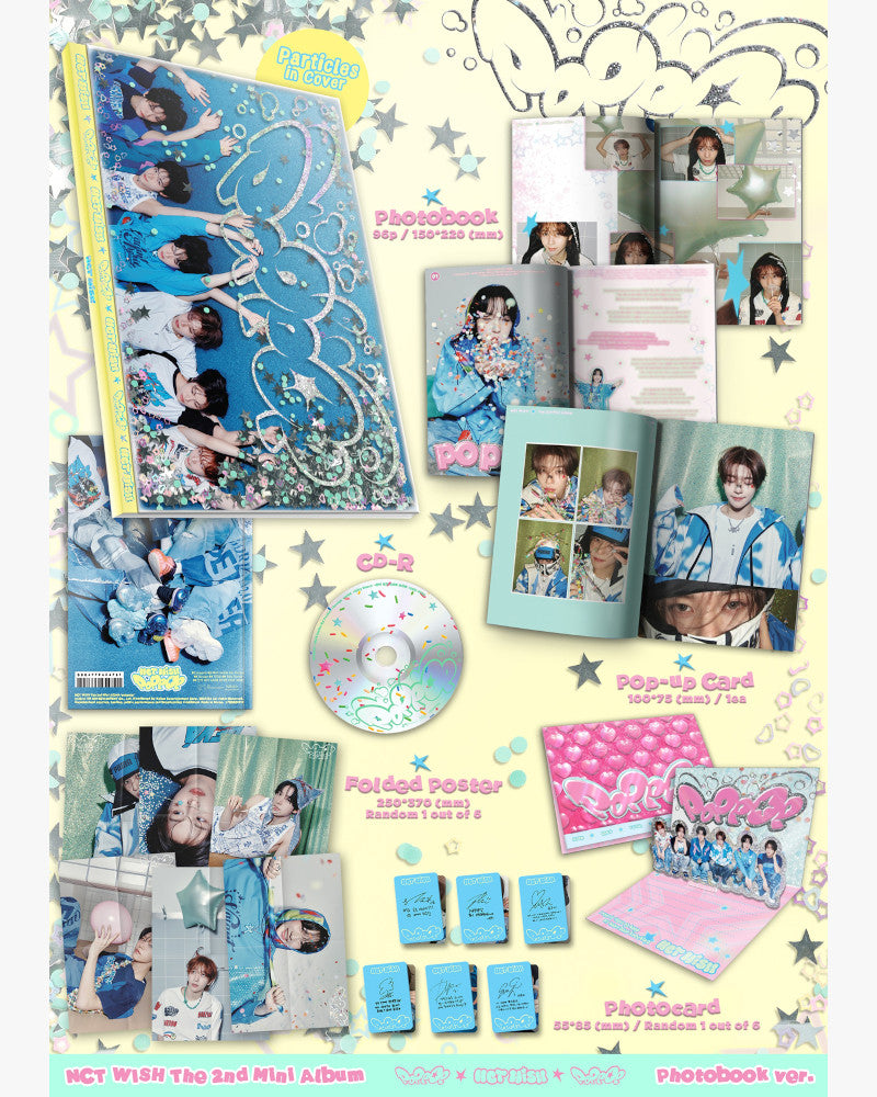 NCT WISH - 2nd mini album [poppop] (Photobook Ver.)