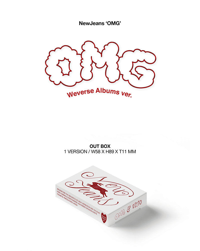 NEWJEANS - 1st Single 'OMG' (Weverse Albums Ver.)