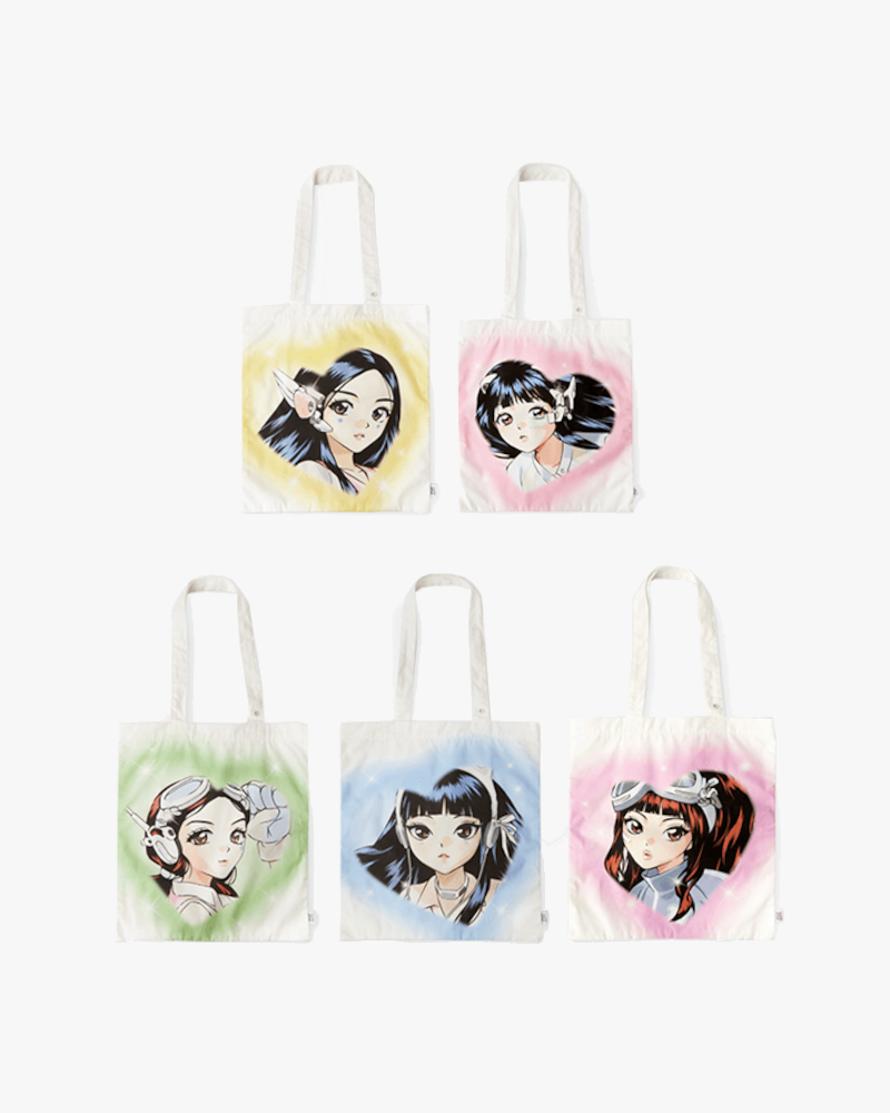 Sac fourre-tout en toile NewJeans GET UP