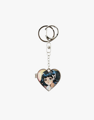 Porte-clés miroir en métal NewJeans GET UP