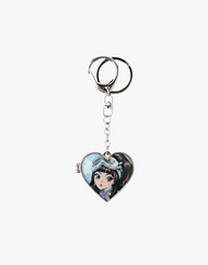 Porte-clés miroir en métal NewJeans GET UP