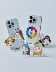 NewJeans x MURAKAMI POIGNÉE DE TÉLÉPHONE EN ACRYLIQUE