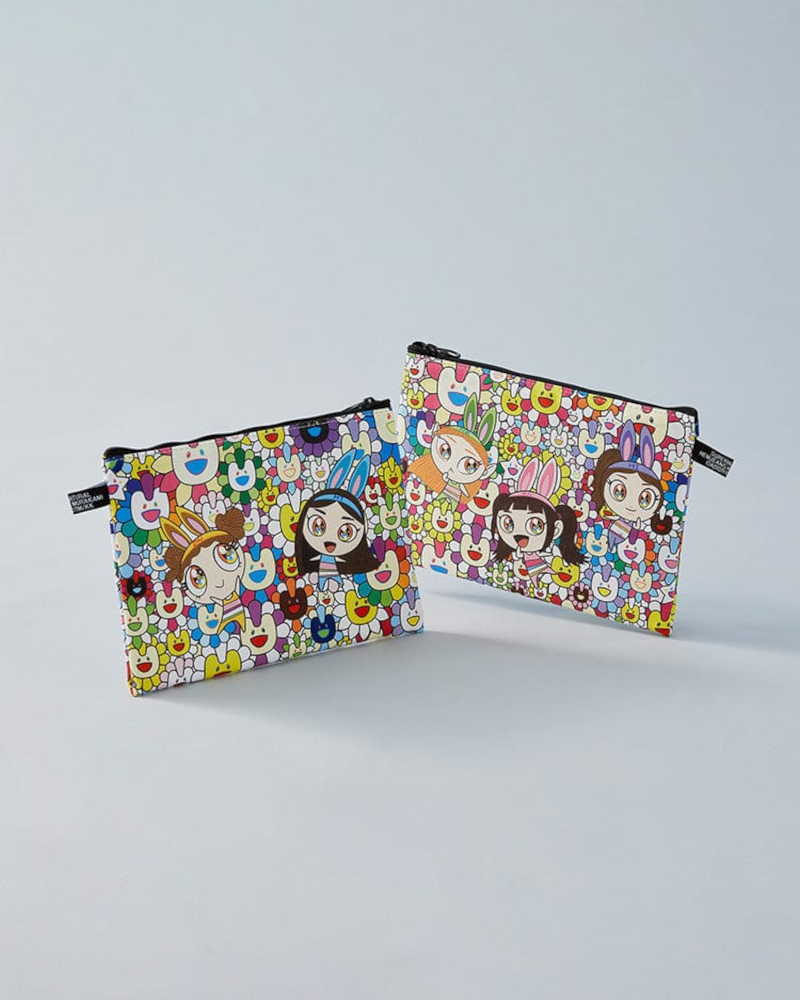 Pochette à motifs NewJeans x MURAKAMI (fleur)