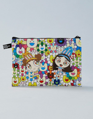 Pochette à motifs NewJeans x MURAKAMI (fleur)