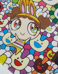Pochette à motifs NewJeans x MURAKAMI (fleur)