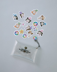 Pack d'autocollants en PVC NewJeans x MURAKAMI