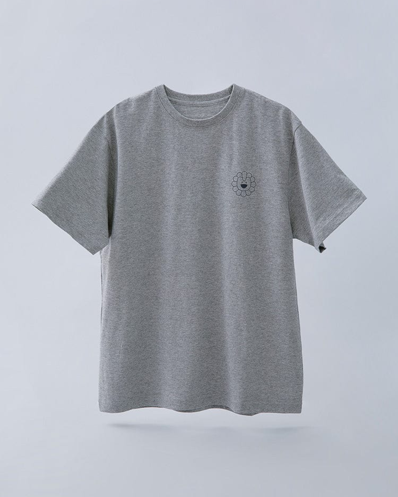 T-shirt NewJeans x MURAKAMI (gris chiné)