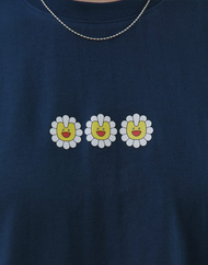 T-shirt NewJeans x MURAKAMI (bleu marine)