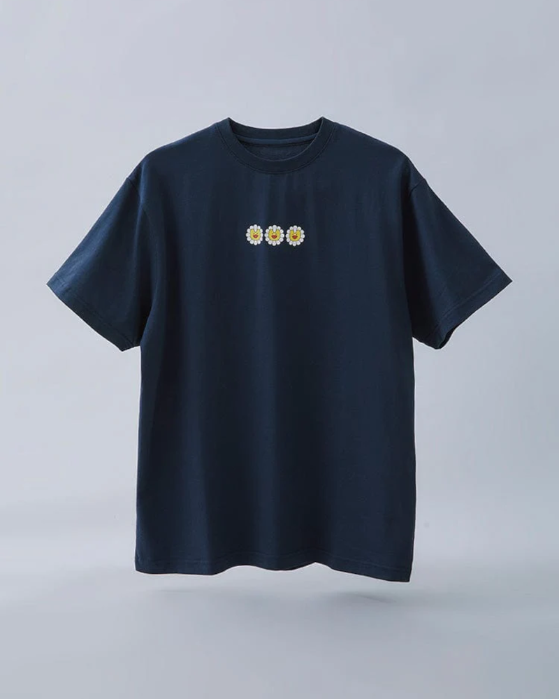 T-shirt NewJeans x MURAKAMI (bleu marine)