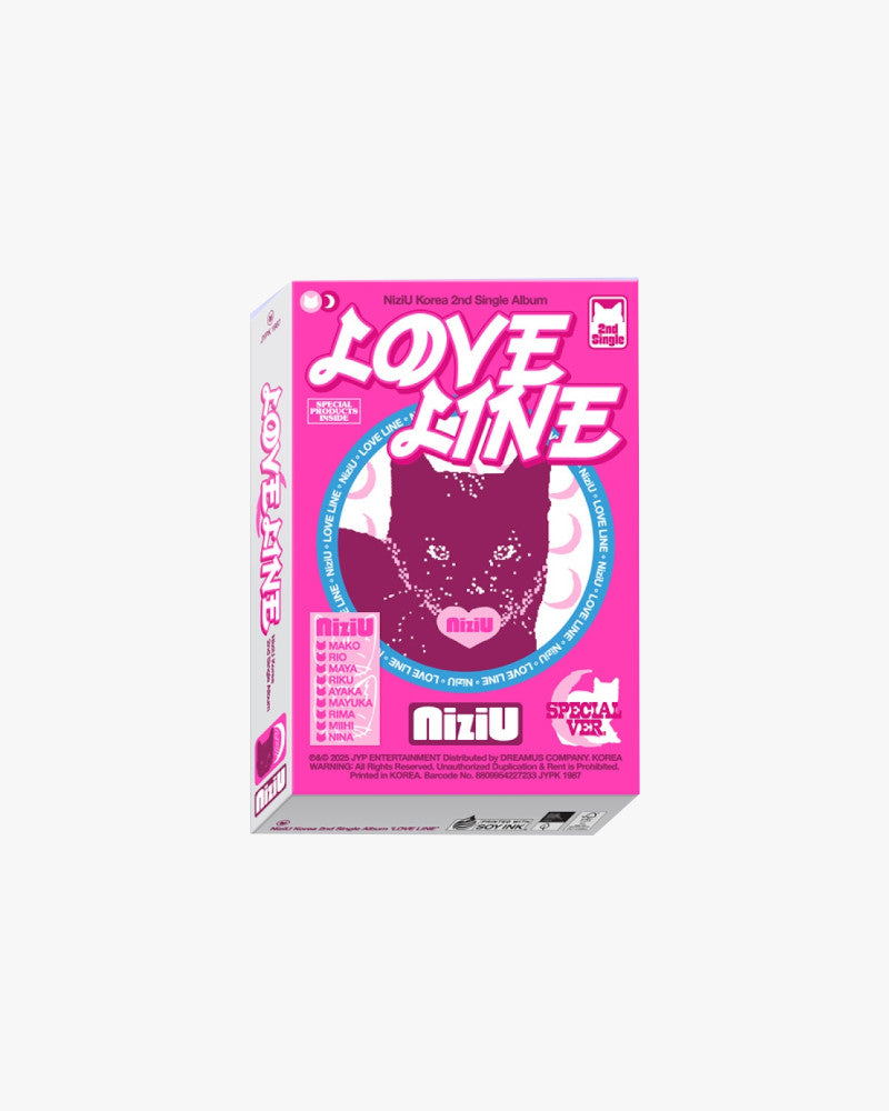 NiziU - 2nd Single Album [LOVE LINE] (SPECIAL BOX VER.)