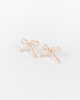 NYU NYU Pearl Bow Knot Earrings